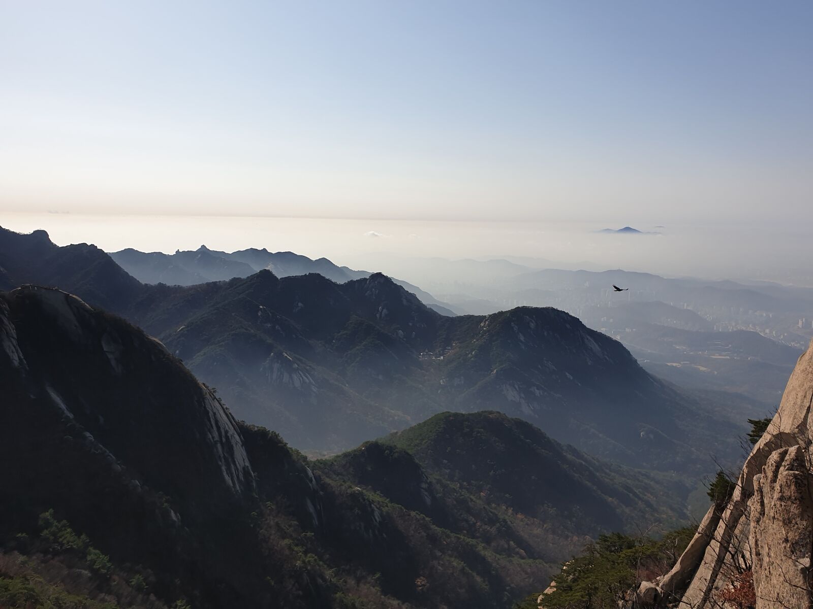 Samsung Galaxy Note9 sample photo. Mountains, a sea of photography