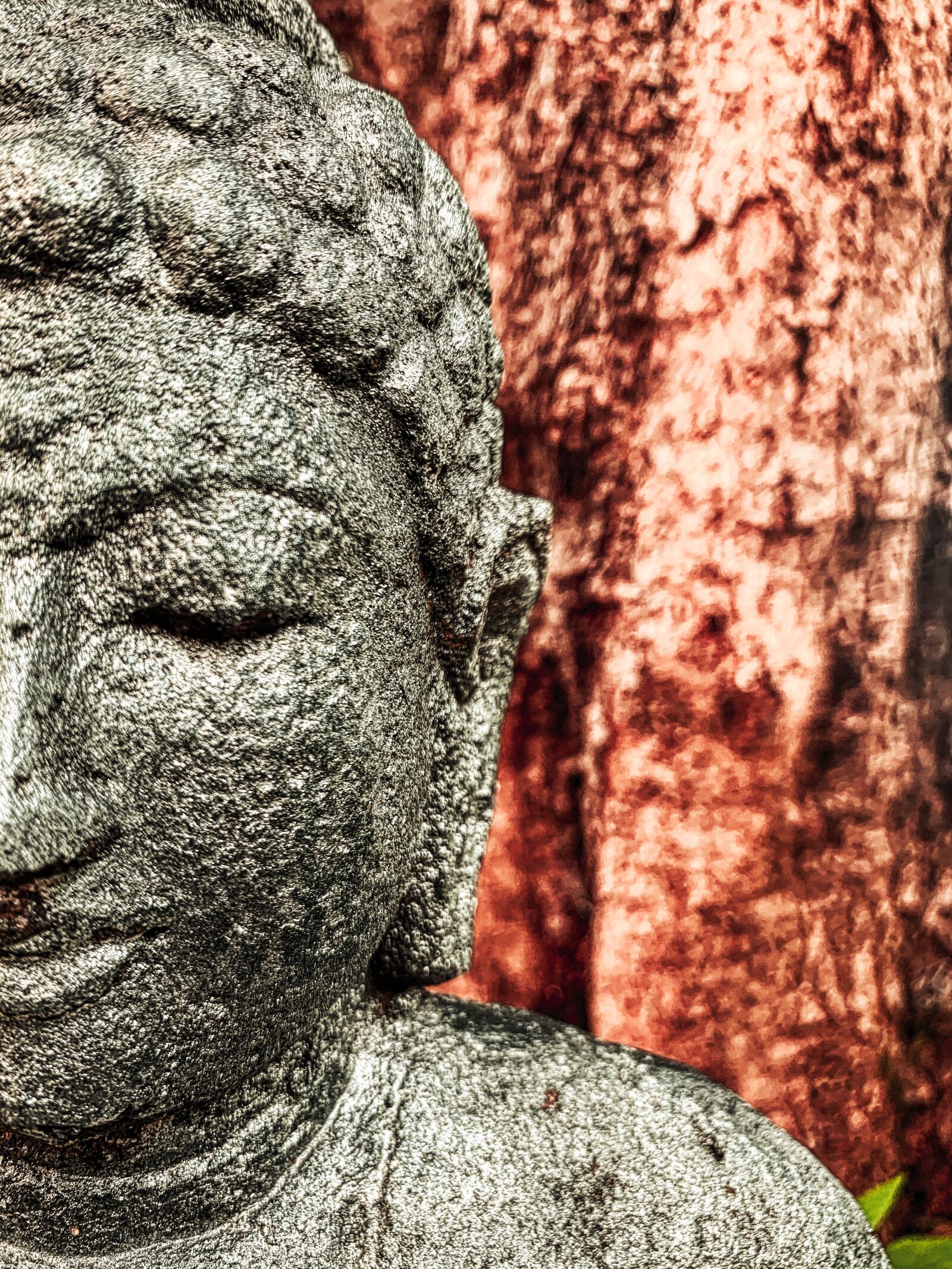 Apple iPhone XR sample photo. Art, buddha, meditation photography