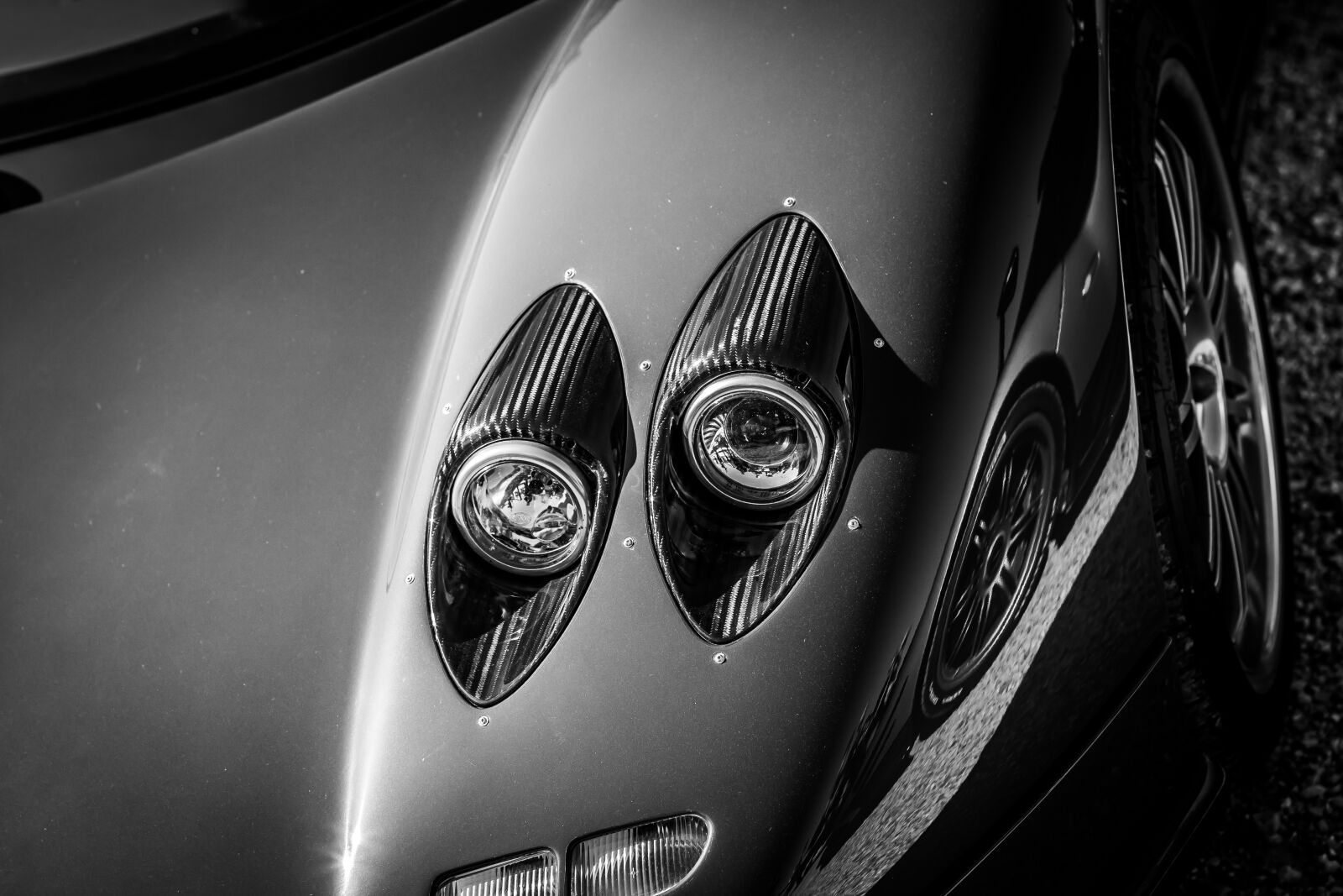 Canon EOS 70D + Canon EF 50mm F1.4 USM sample photo. Headlight, pagani, pagani zonda photography