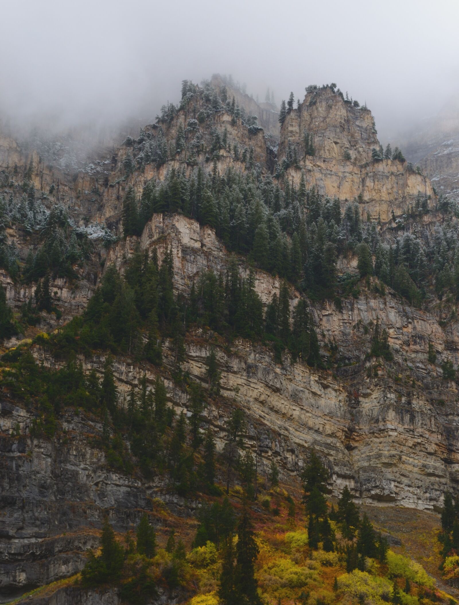 Nikon D3100 sample photo. Fall, winter, mountains photography