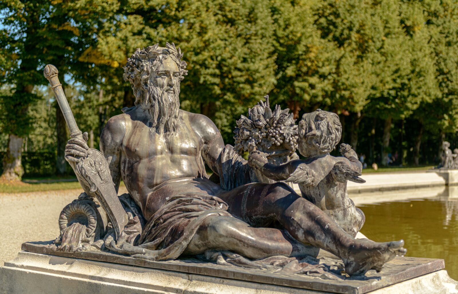 Nikon D800 sample photo. Fountain, park, castle photography