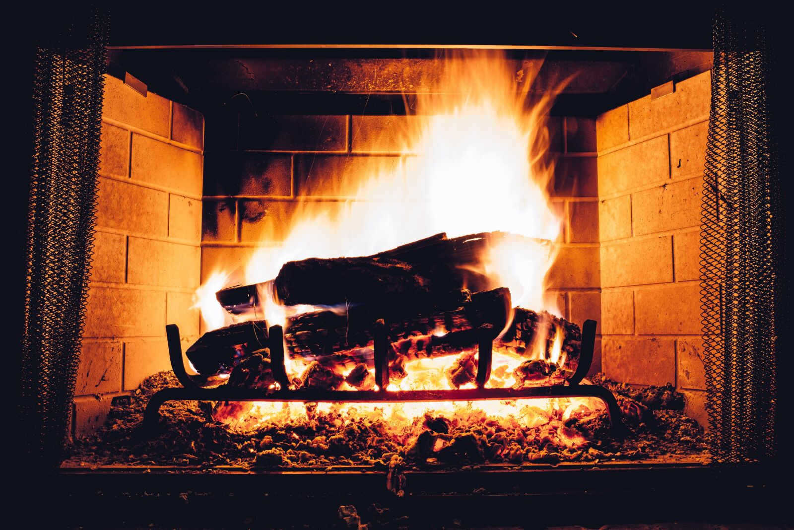 Nikon D610 sample photo. Blaze, fireplace, bonfire photography