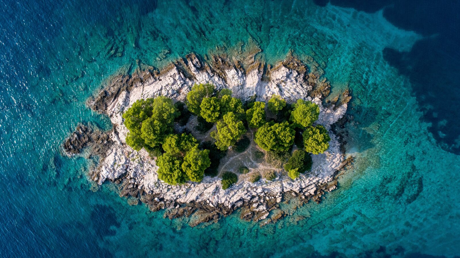 DJI FC6310 sample photo. Island, sea, croatia photography
