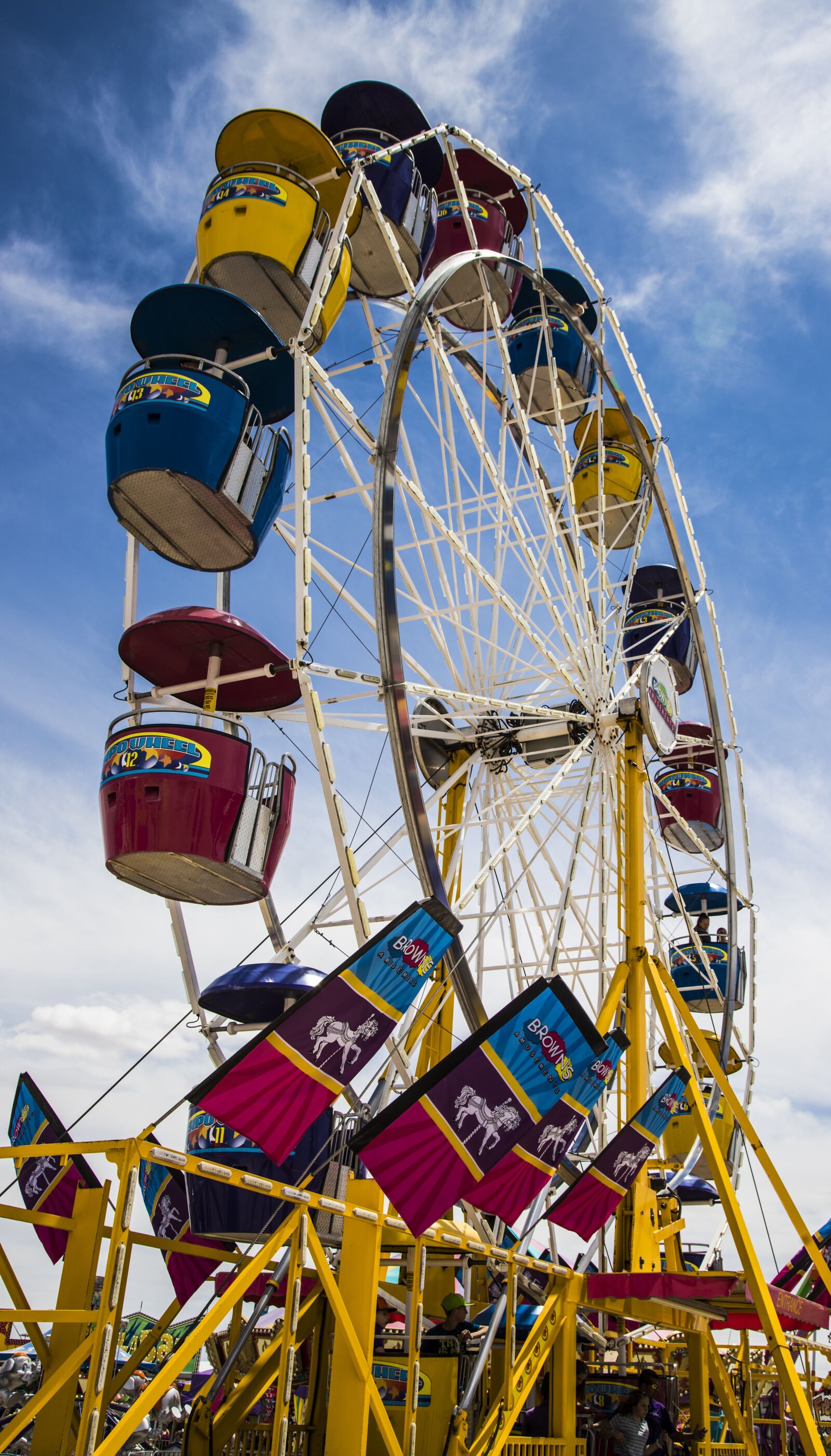 Canon EOS 6D Mark II + Canon EF 24-105mm F4L IS USM sample photo. Ferris wheel, carnival, fair photography