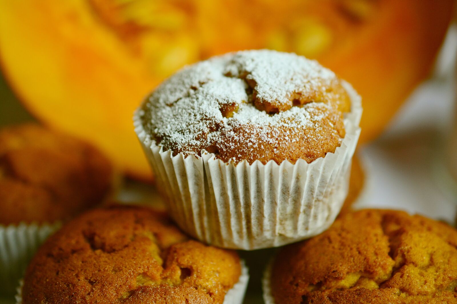 Nikon D5200 sample photo. Muffins, pumpkin muffins, pastries photography