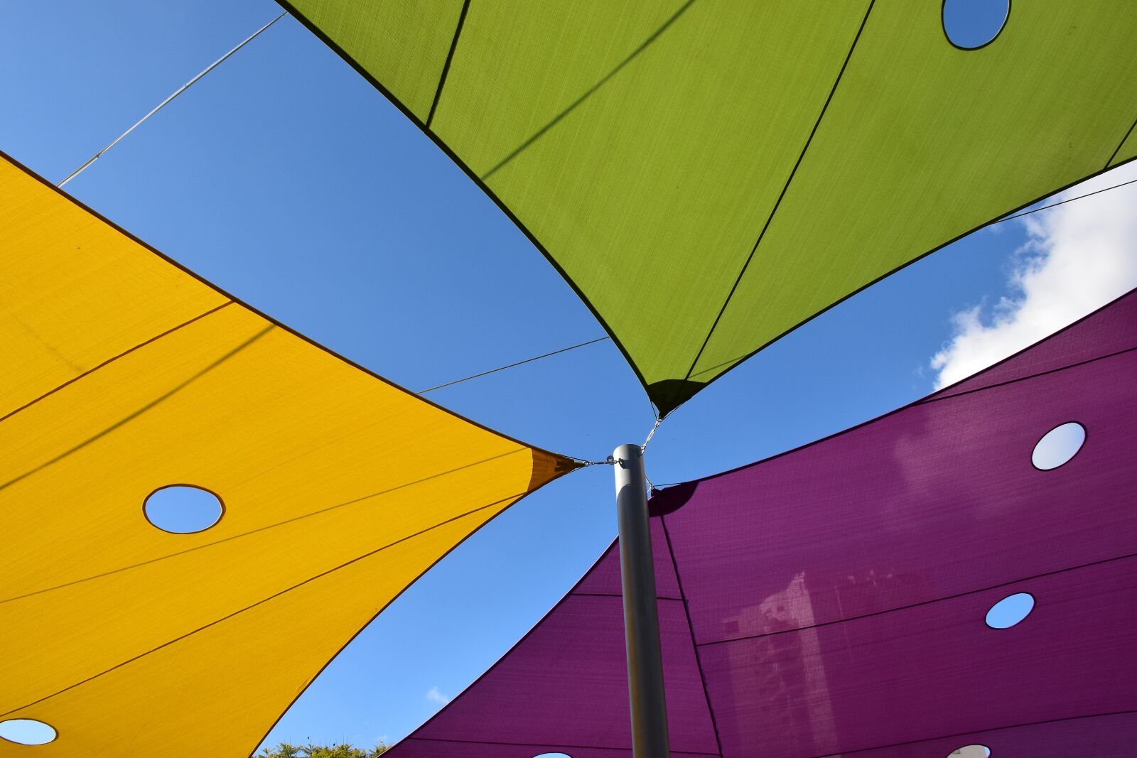 Nikon D5600 sample photo. Tent, shade, sky photography