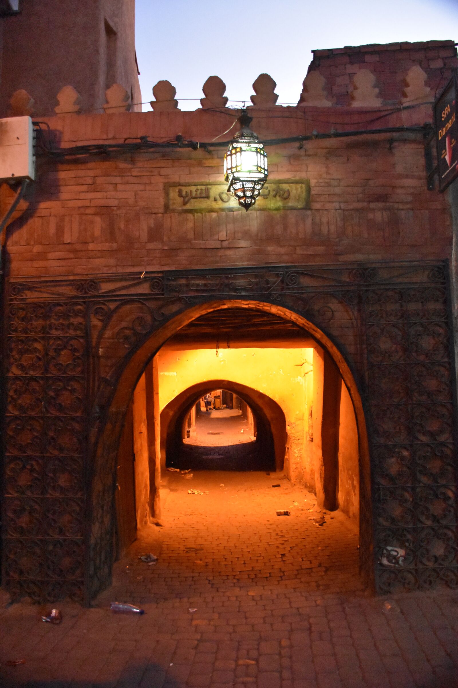 Nikon D7200 sample photo. Morocco, night, street photography