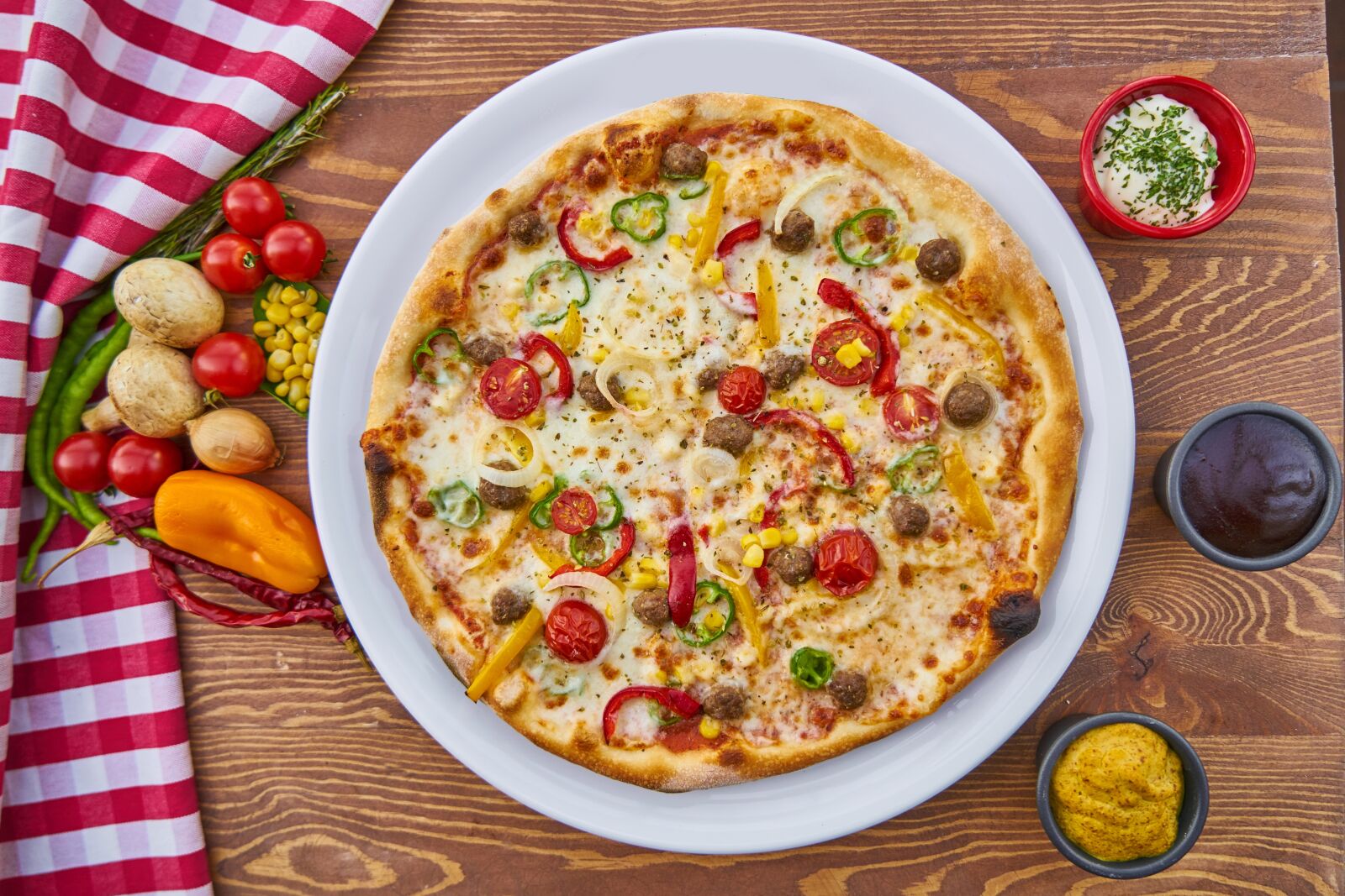 Sony a7R II sample photo. Pizza, breakfast, vegetable photography