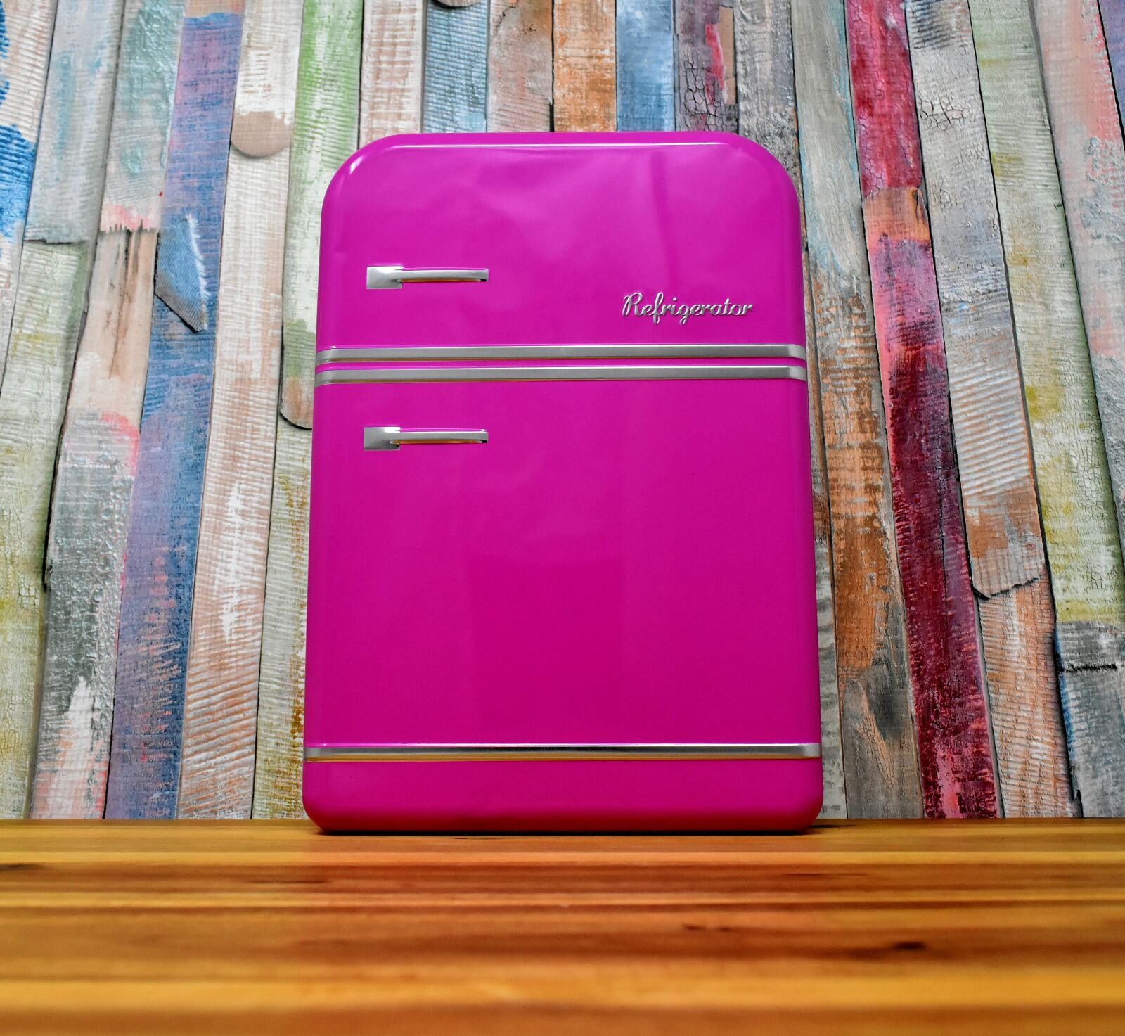 Nikon D7200 sample photo. Refrigerator, pink, powerful photography