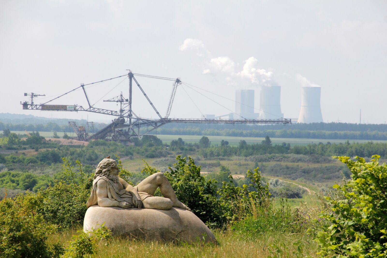 Canon EOS 60D sample photo. Brown coal mining, leipzig photography