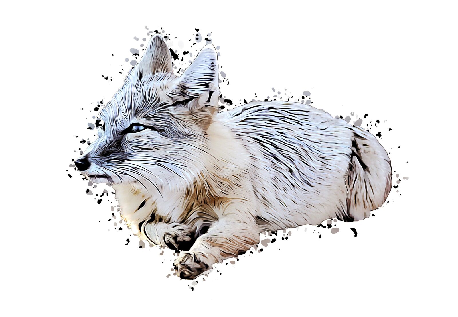 Canon EOS 700D (EOS Rebel T5i / EOS Kiss X7i) sample photo. Arctic fox, predator, wild photography