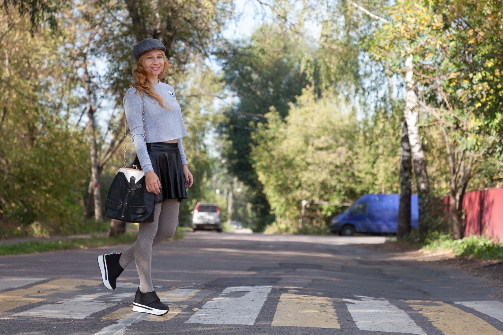 Canon EF 24-105mm F4L IS II USM sample photo. Crosswalk, the rules of photography