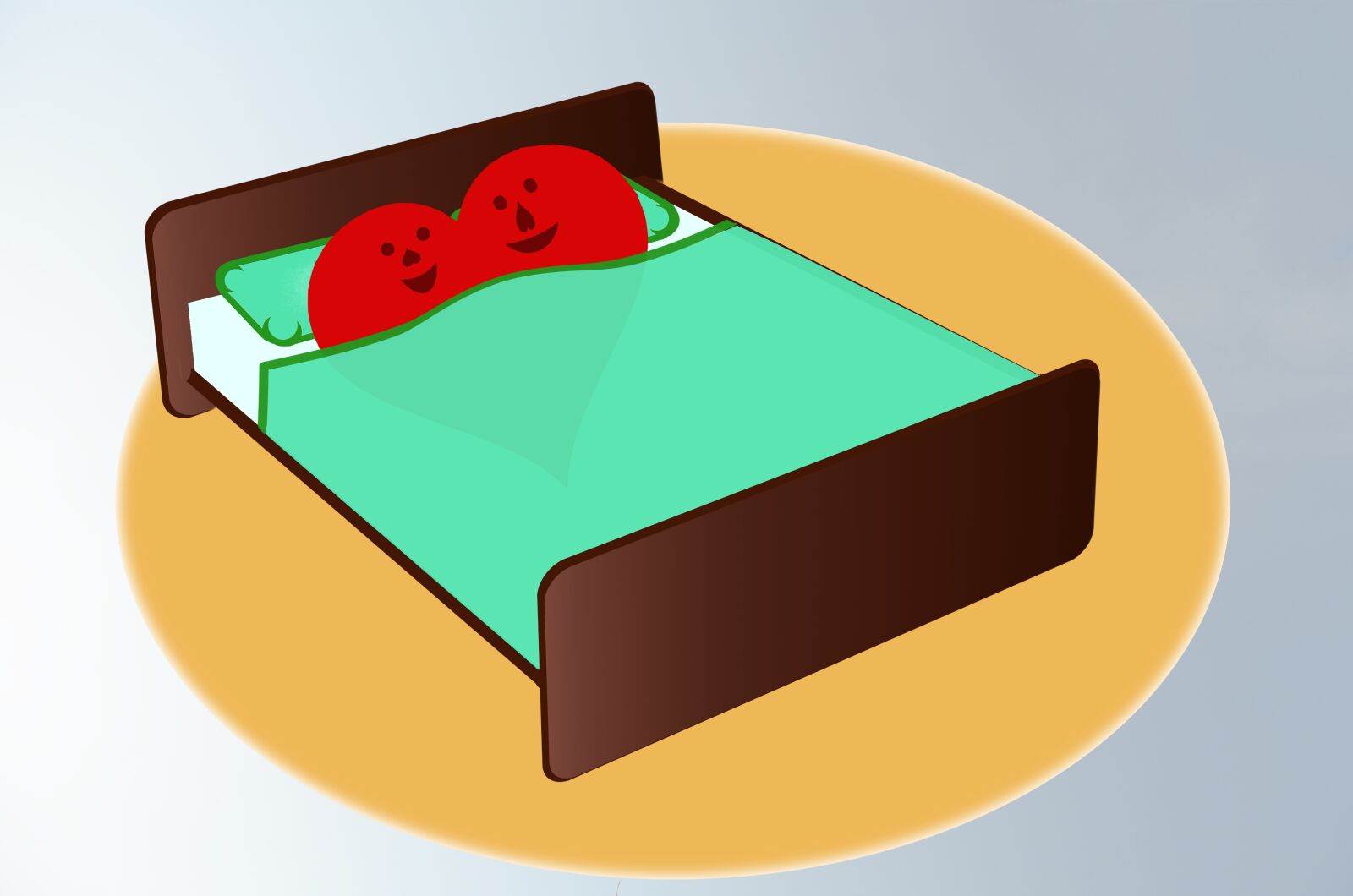 Nikon D5100 sample photo. Bed, heart, love photography