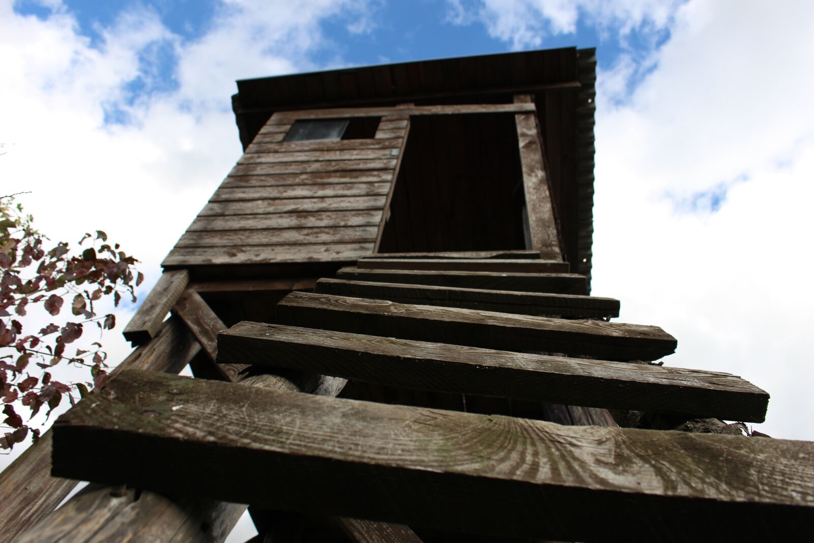 Canon EOS 100D (EOS Rebel SL1 / EOS Kiss X7) sample photo. Cottage, ladder, an observation photography
