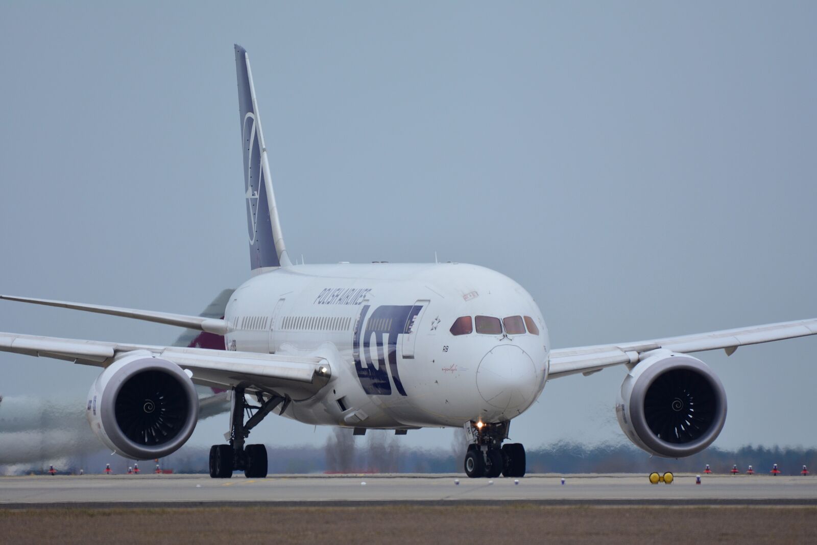 Nikon D5200 sample photo. Airport, boeing 787, flight photography