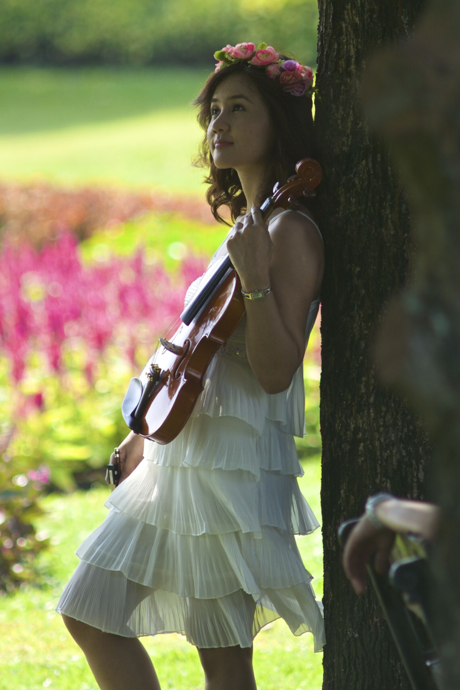 Nikon D7100 sample photo. Girl, violin, lady photography
