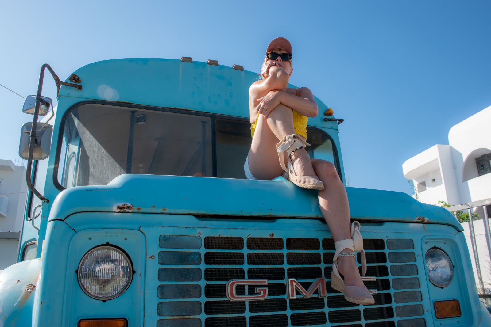 Nikon D5600 sample photo. Thoughts, bus, blue photography