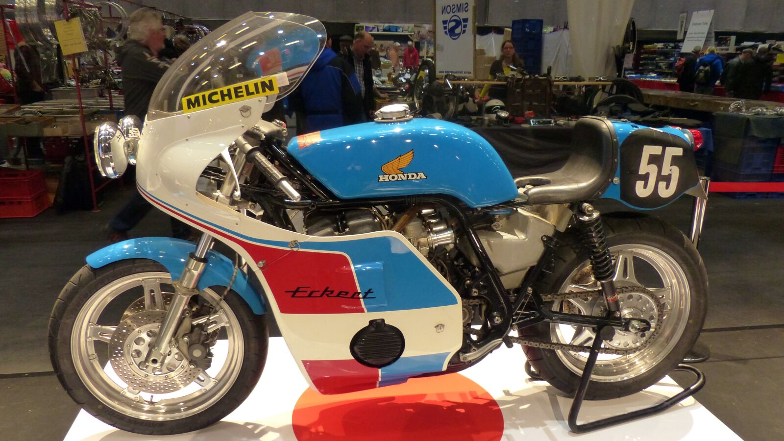 Panasonic Lumix DMC-FZ200 sample photo. Exhibition, fair, motorcycle photography