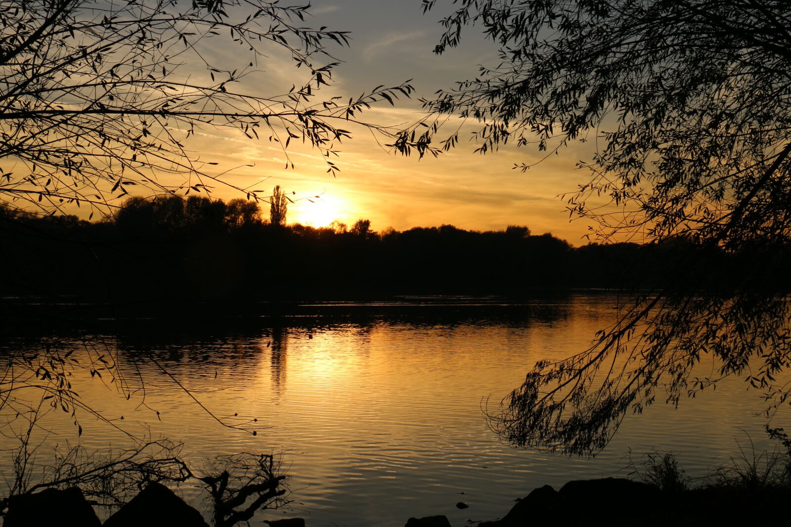 Canon EOS 70D sample photo. Sunset, lake, abendstimmung photography