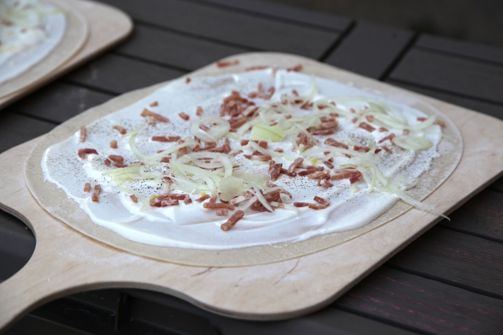 Canon EOS 5D Mark II sample photo. Tarte flamb e, alsace photography