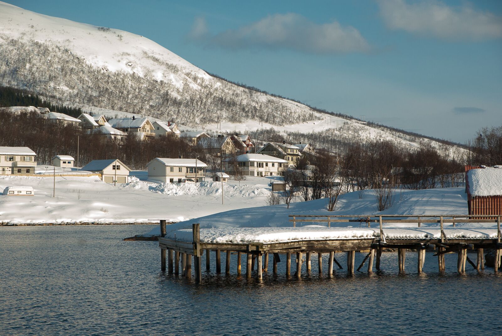 Pentax K10D sample photo. Norway, tromso, fjord photography