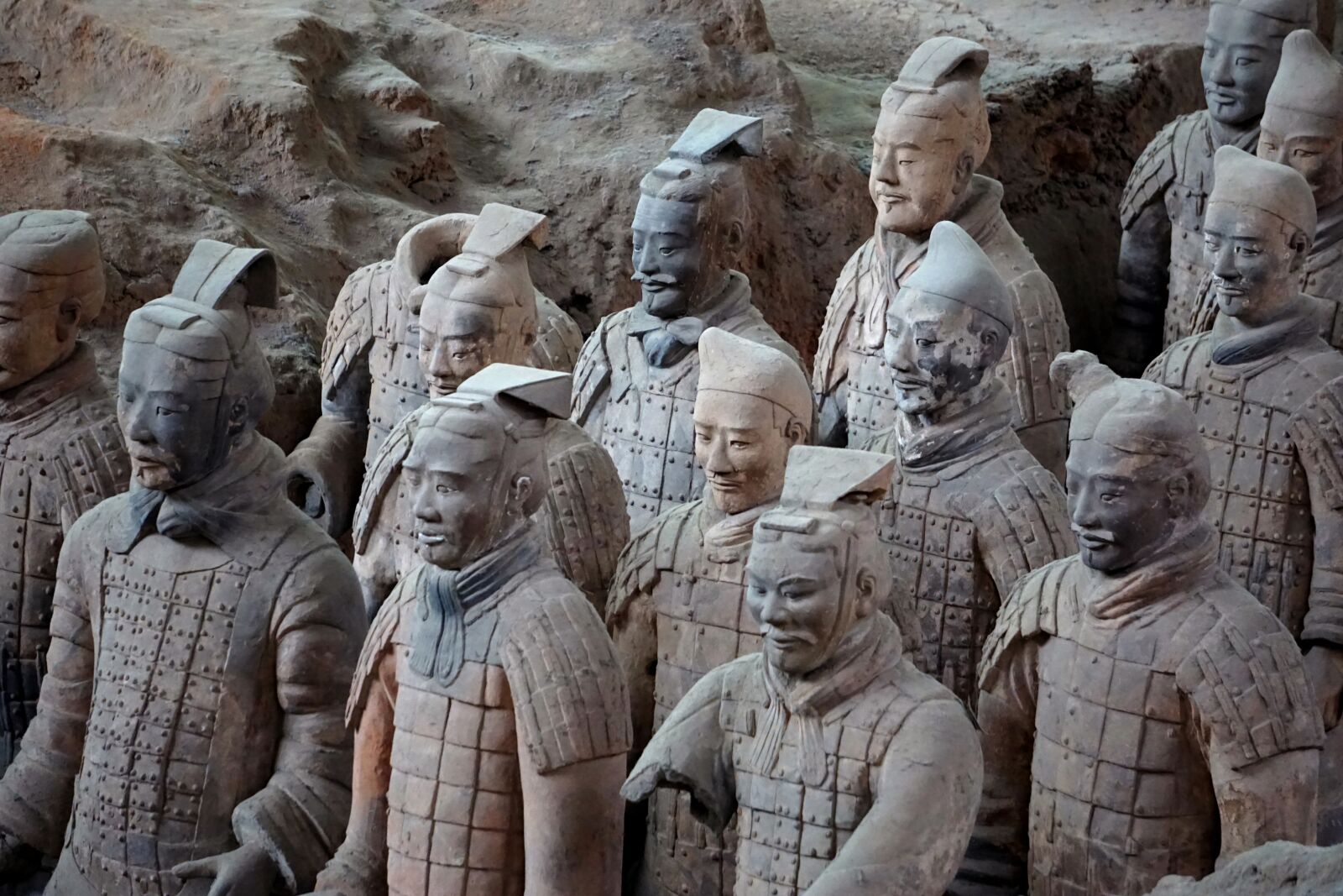 Sony E 55-210mm F4.5-6.3 OSS sample photo. Terracotta warriors, terracotta army photography