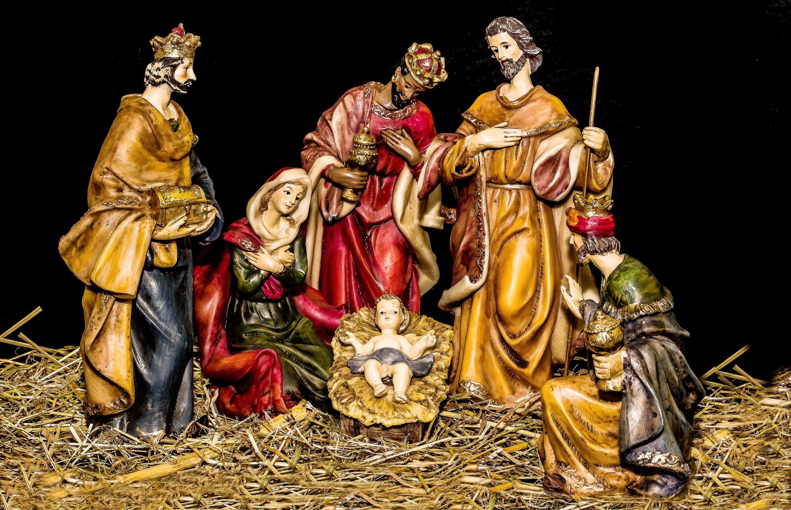 Canon EOS 650D (EOS Rebel T4i / EOS Kiss X6i) sample photo. Christmas crib figures, jesus photography