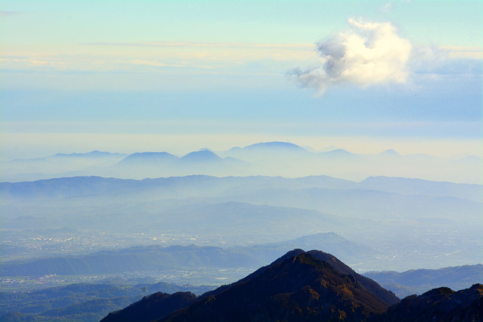 Nikon D7100 sample photo. Clouds, mountains, fog photography