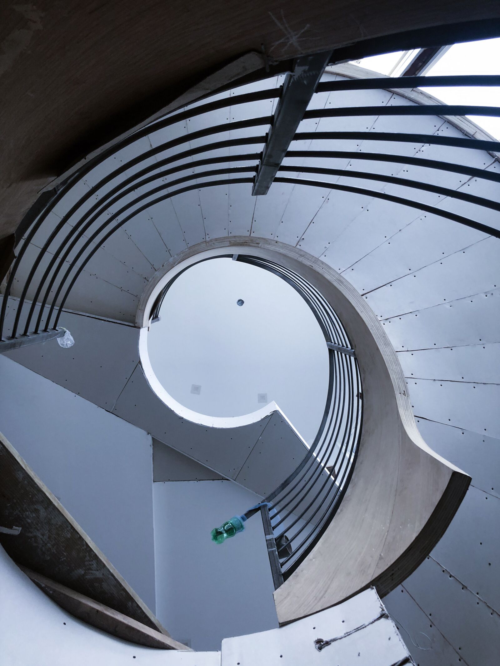 iPhone X back dual camera 4mm f/1.8 sample photo. Spiral, stairs, stairway photography