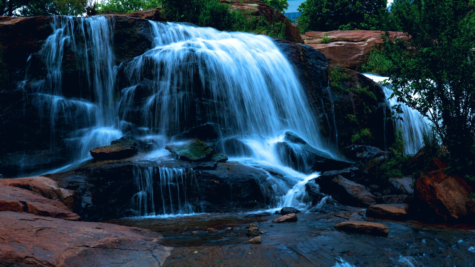 Sony a6500 sample photo. Greenville, waterfall, nature photography