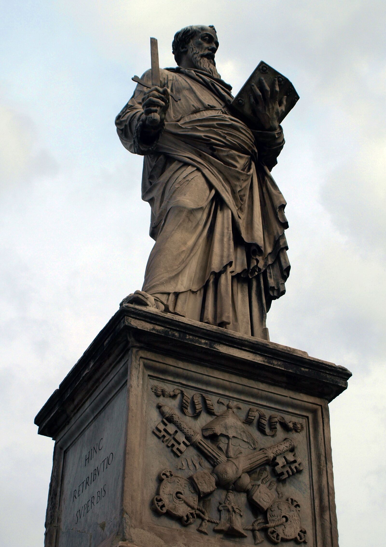 Olympus E-450 (EVOLT E-450) sample photo. Significant, statue, the vatican photography
