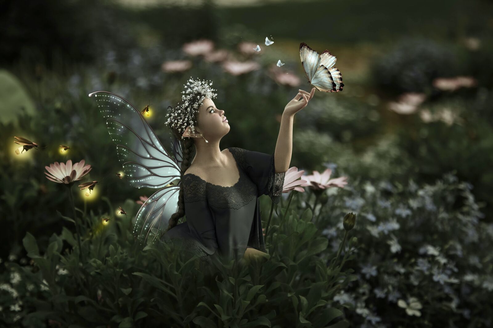 Canon EOS 6D + Canon EF 24-105mm F4L IS USM sample photo. Fantasy, nature, elf photography