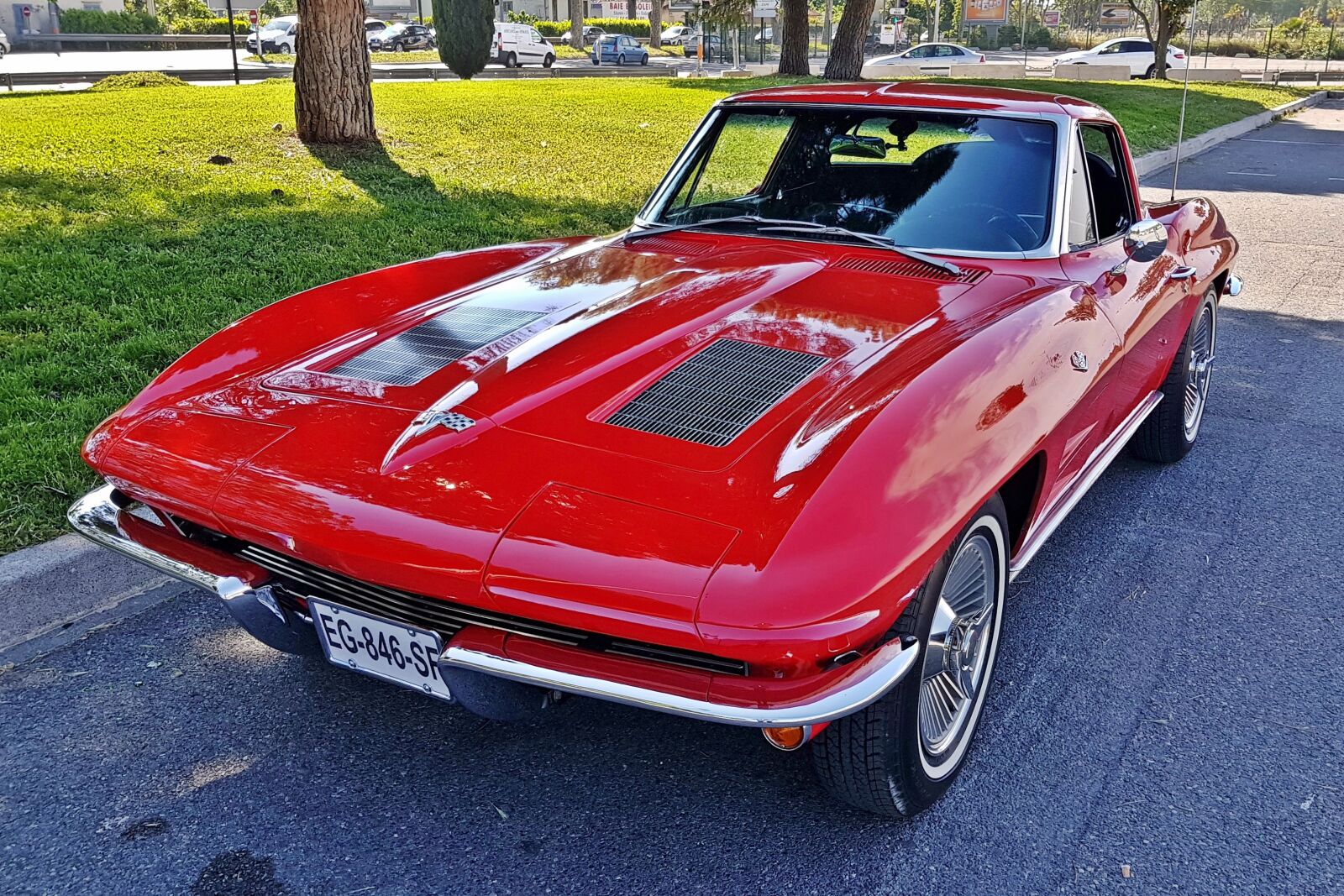 Samsung Galaxy S8 sample photo. Chevrolet, corvette, cup photography