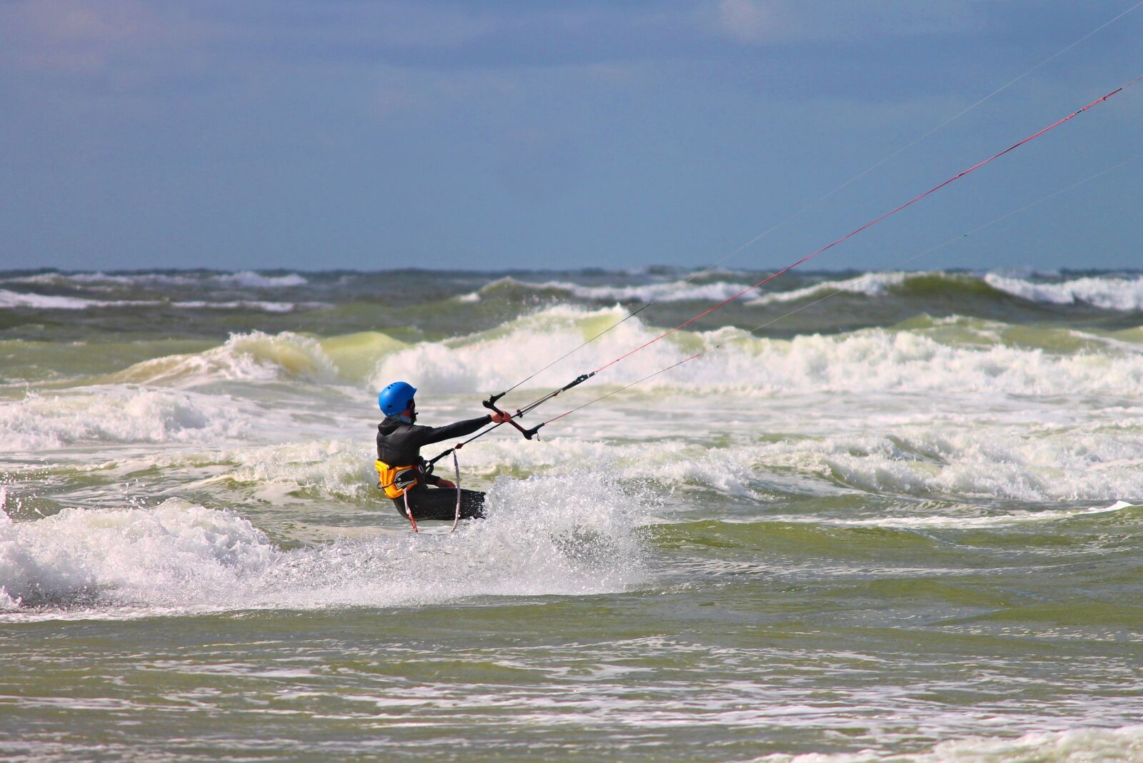 Canon EOS 1100D (EOS Rebel T3 / EOS Kiss X50) sample photo. Steering kite sailing, kite photography