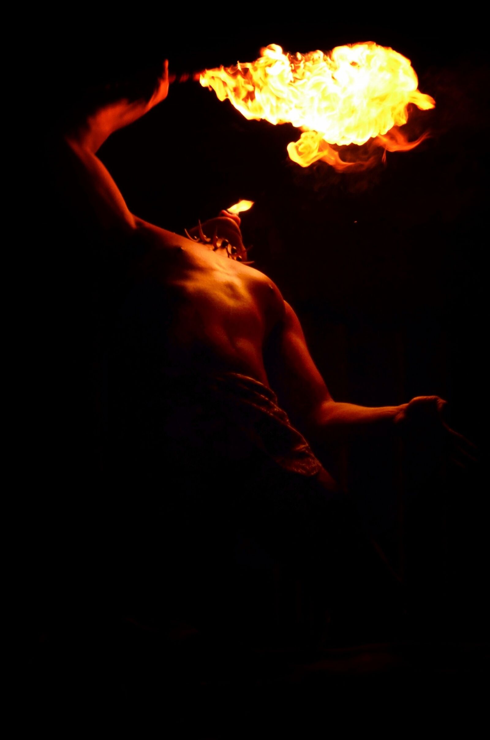 Nikon D7000 sample photo. Fire, torch, hawaii photography