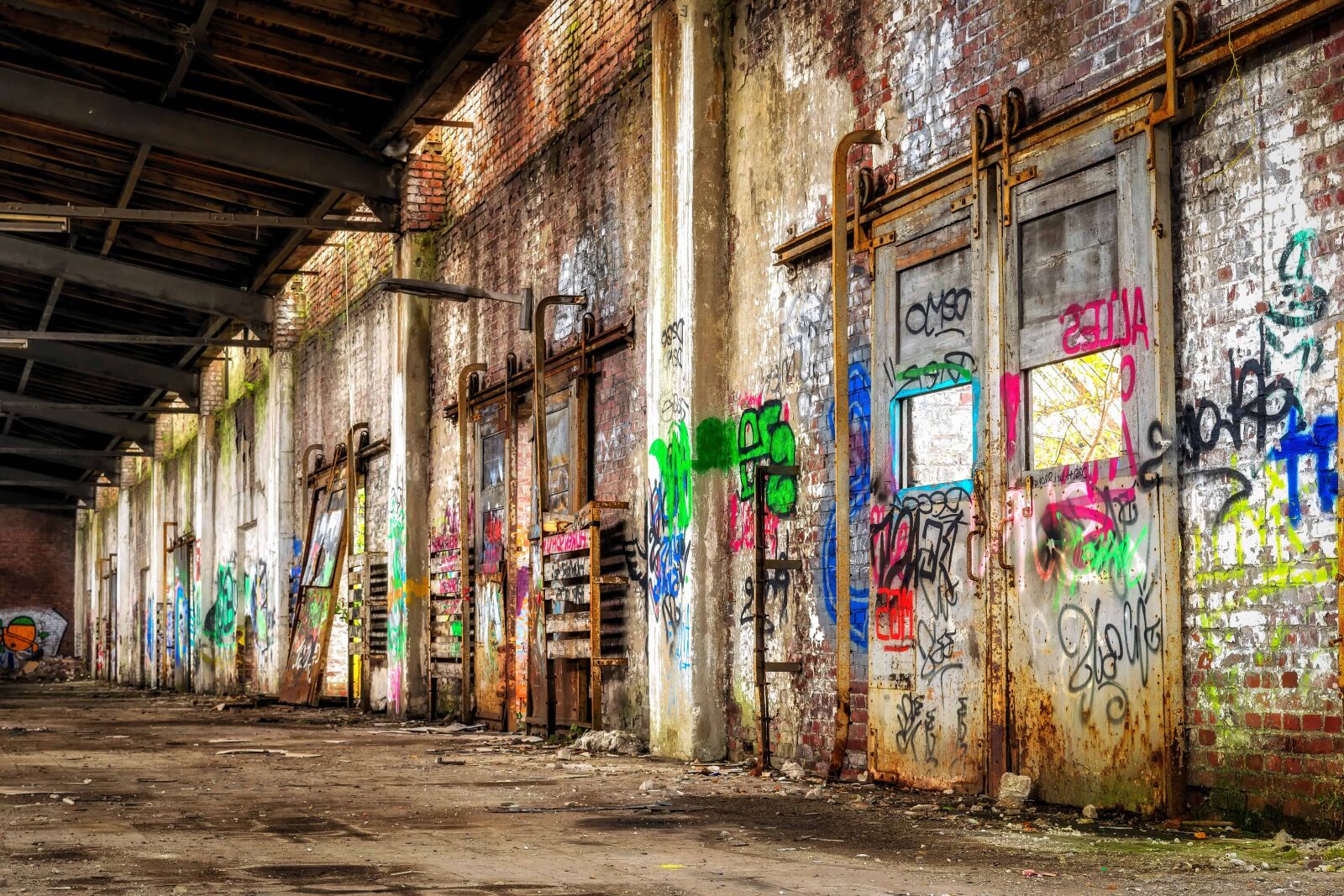 Nikon D3300 sample photo. Urban, warehouse, factory, industry photography