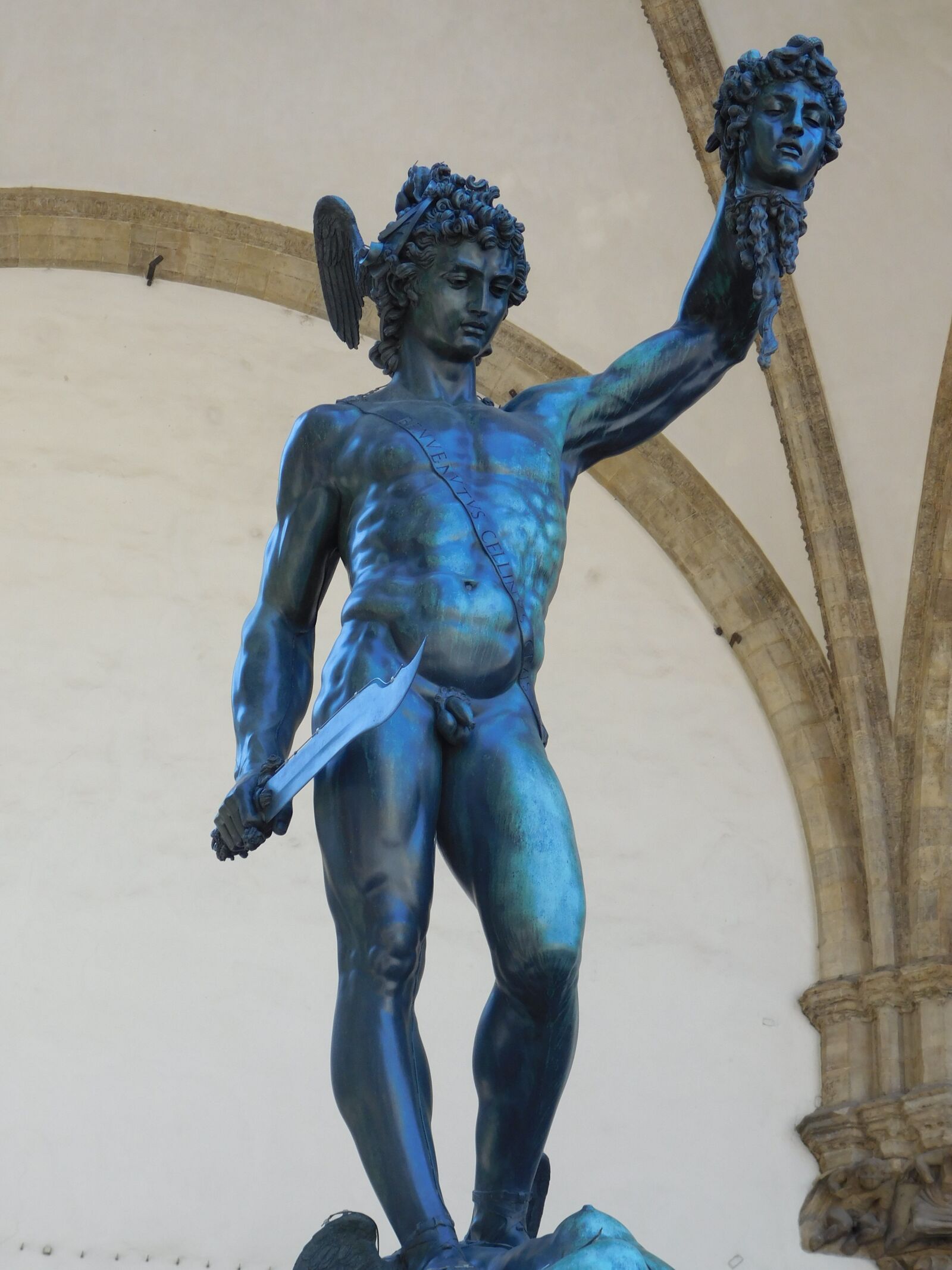 Nikon Coolpix L840 sample photo. Perseo, medusa, florence photography