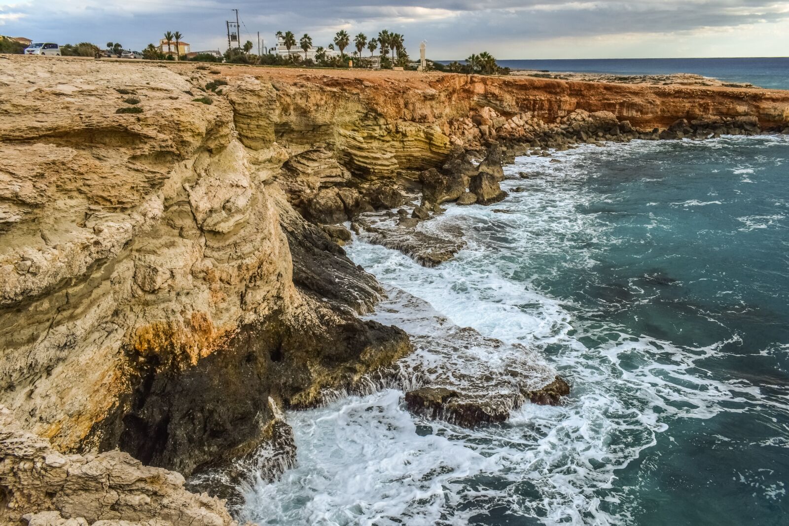 Nikon D3300 sample photo. Rocky coast, waves, sea photography