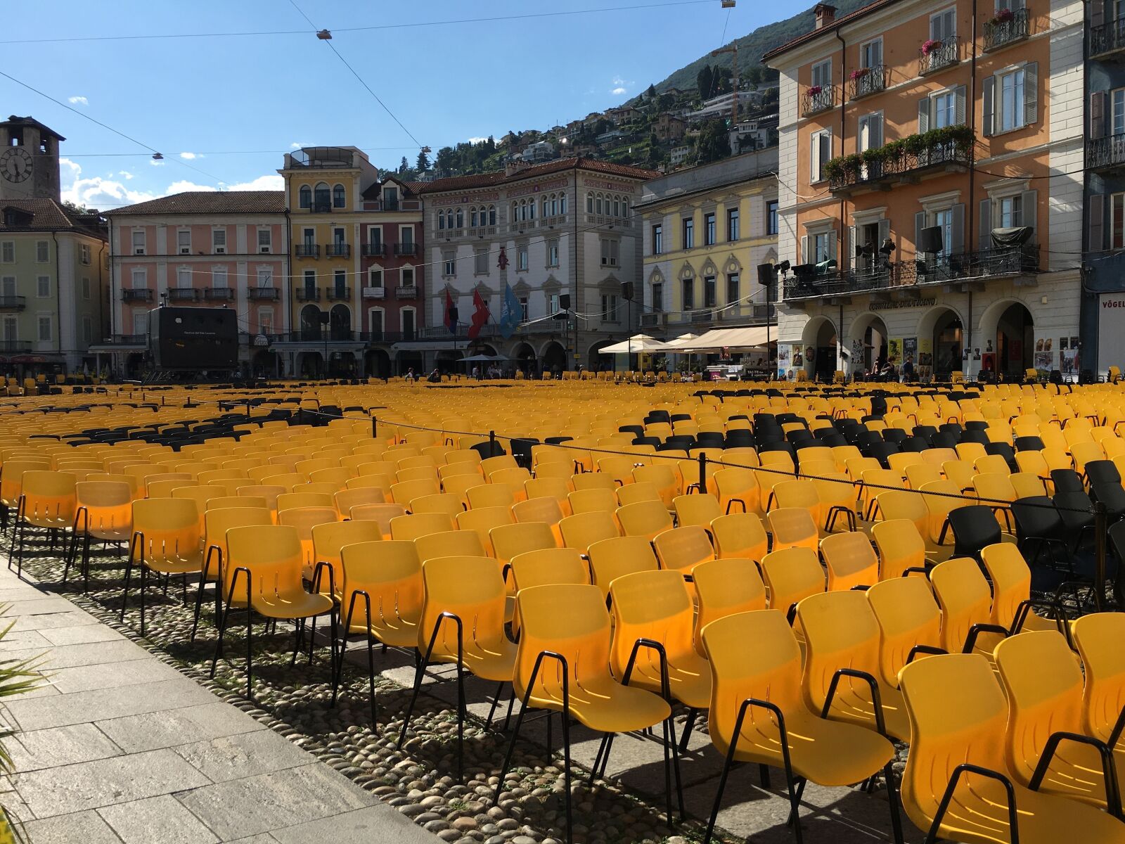 Apple iPhone 6s Plus sample photo. Festival, cinema, locarno photography