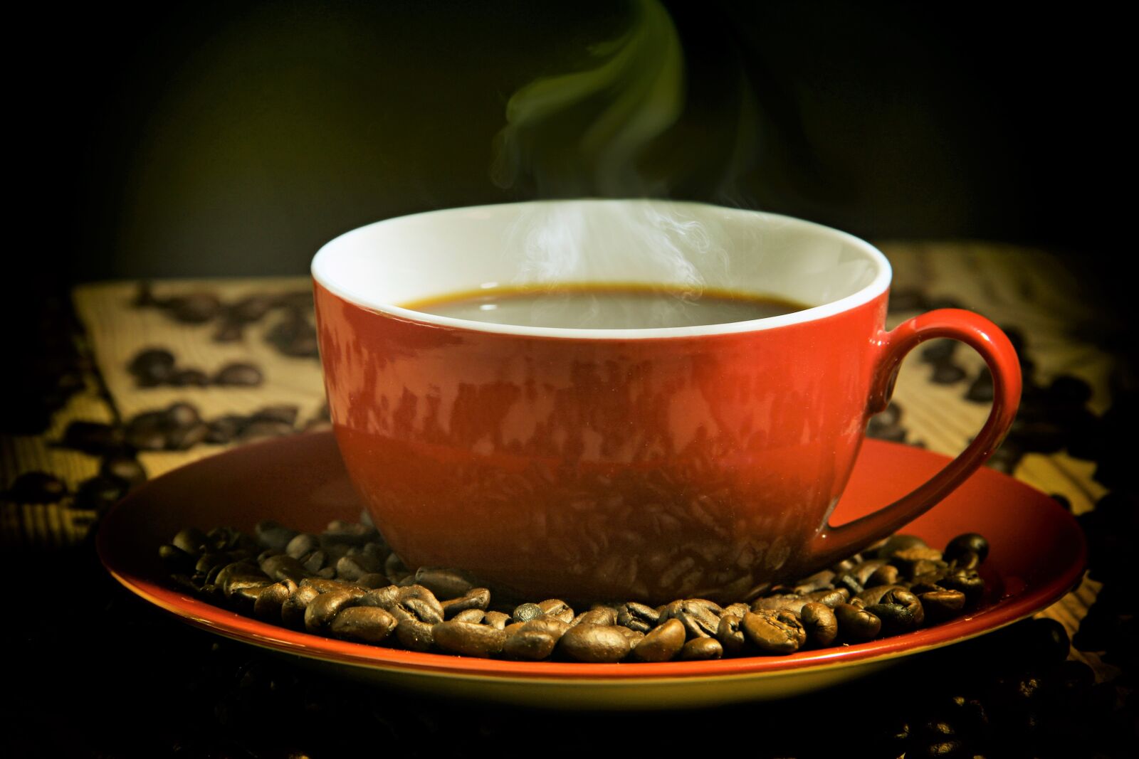 Canon EOS 600D (Rebel EOS T3i / EOS Kiss X5) sample photo. Coffee, coffee cup, red photography