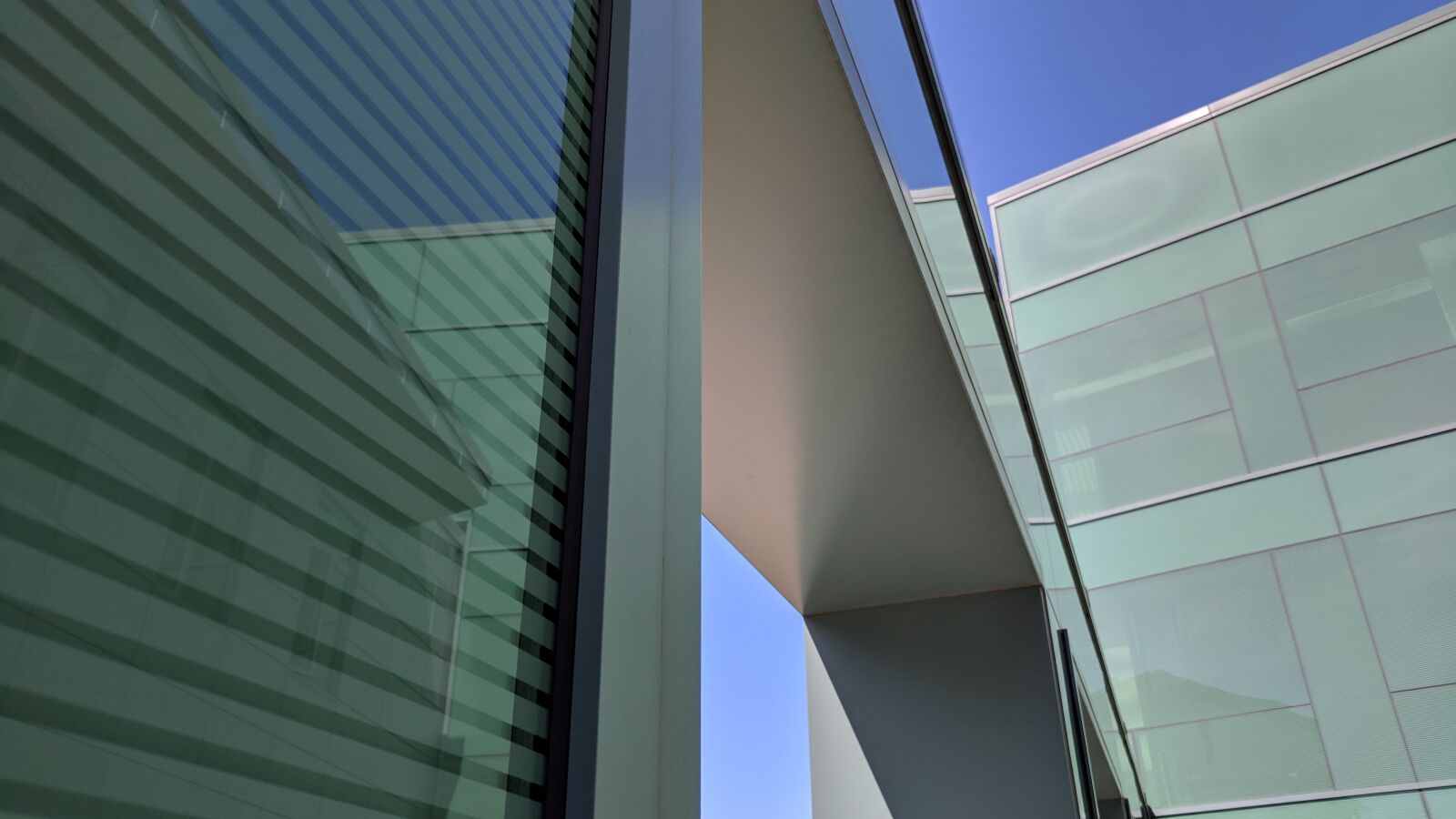 Google Pixel sample photo. Modern, building, green photography