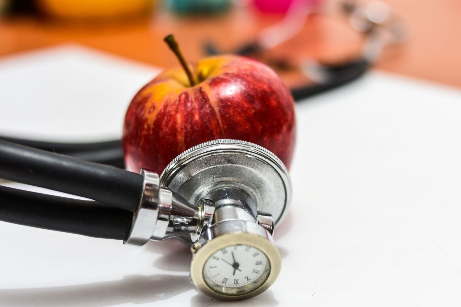 Nikon D3400 sample photo. Apple, health photography