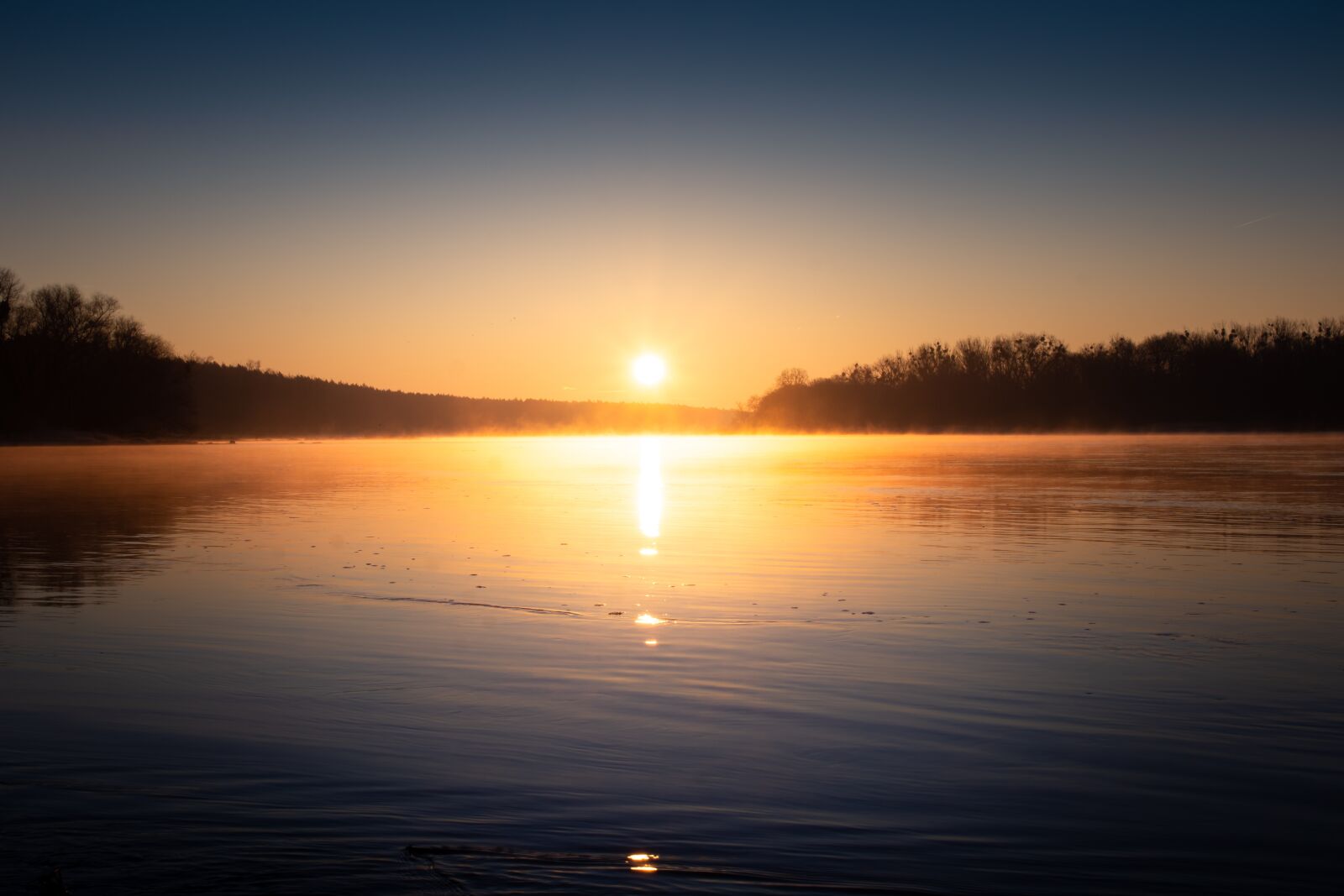 Nikon D7200 sample photo. Sunrise, river, elbe photography