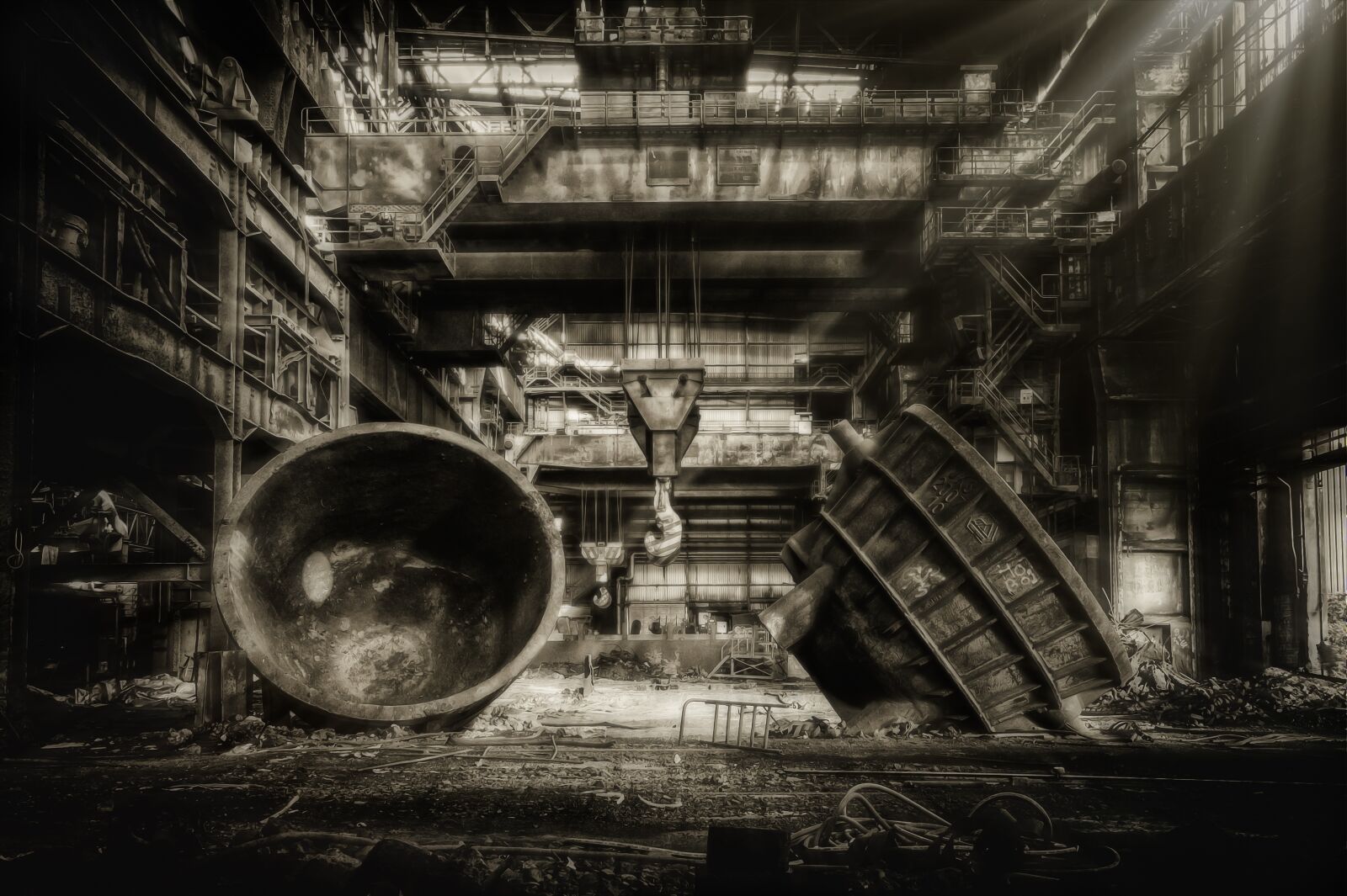 Nikon Z6 sample photo. Factory, lost places, steel photography