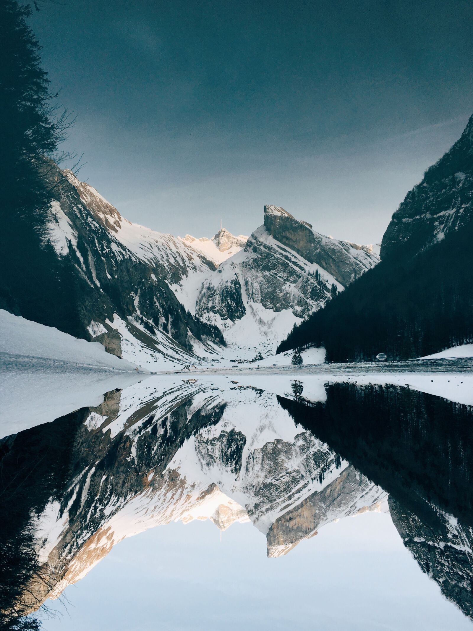 Apple iPhone 6s sample photo. Cold, lake, landscape photography