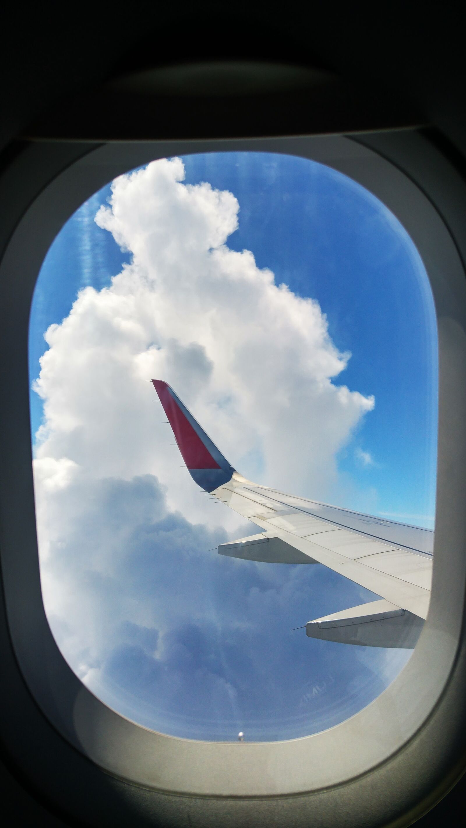 LG G4 sample photo. The plane, window, flight photography
