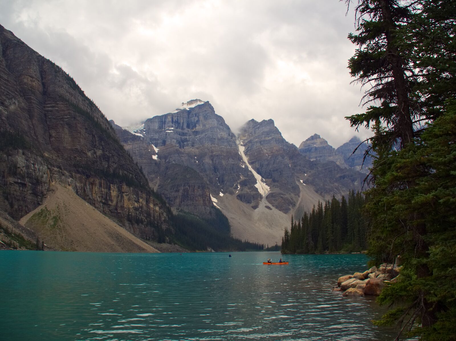 Olympus OM-D E-M10 III sample photo. Lake moraine, banff, landscape photography