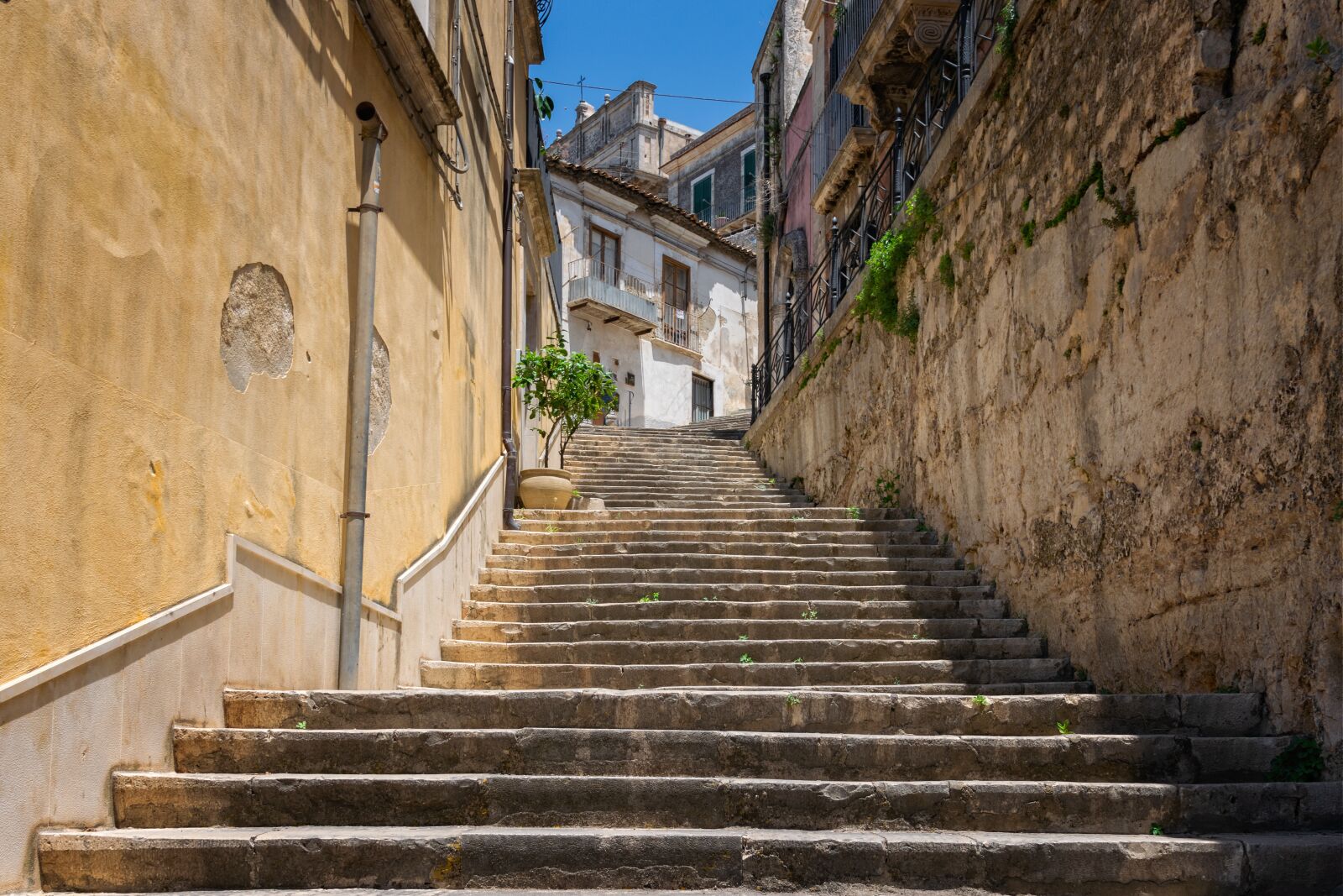 Nikon D3300 sample photo. Stairs, historic center, architecture photography