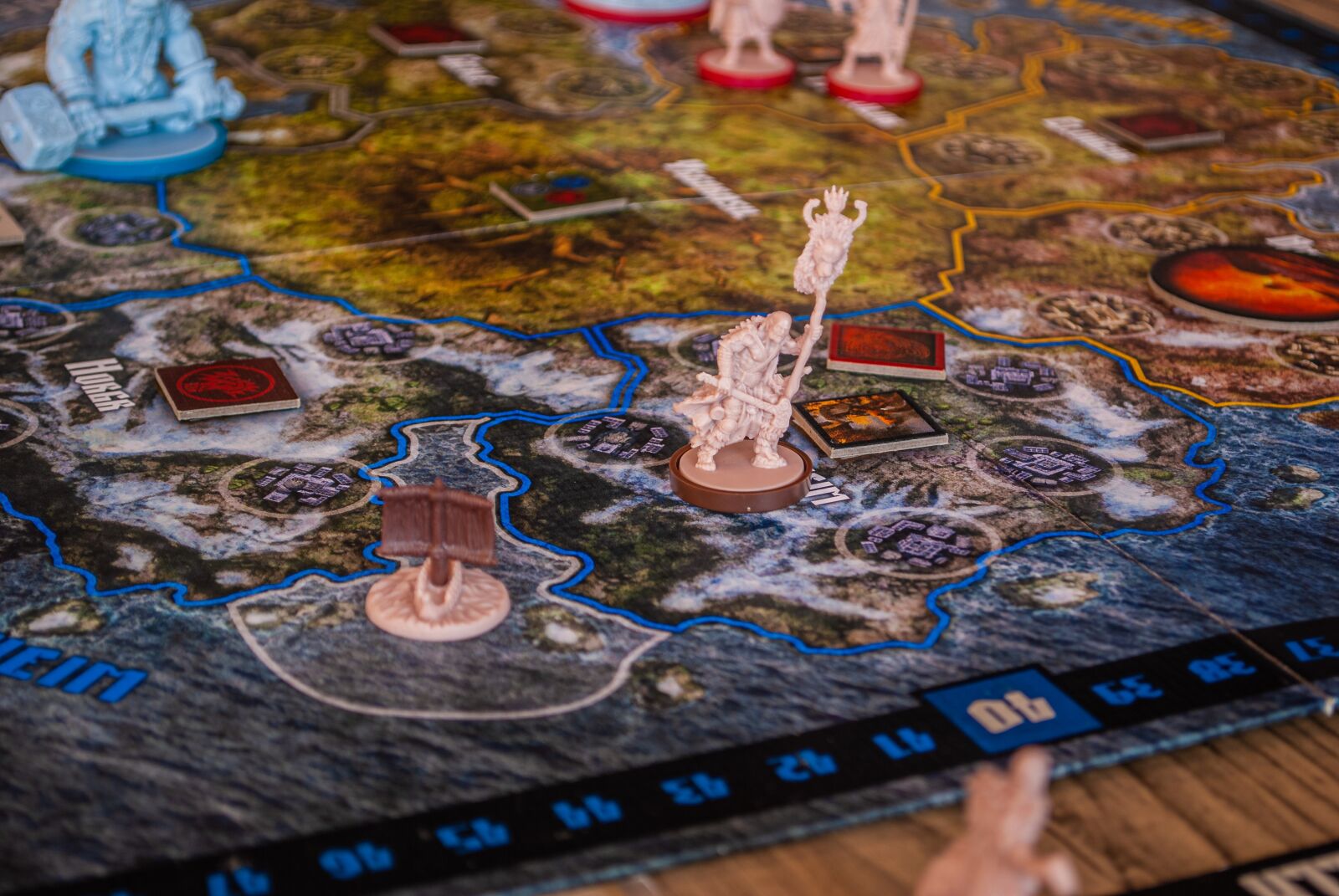 Nikon D40X sample photo. Blood rage, tabletop, games photography