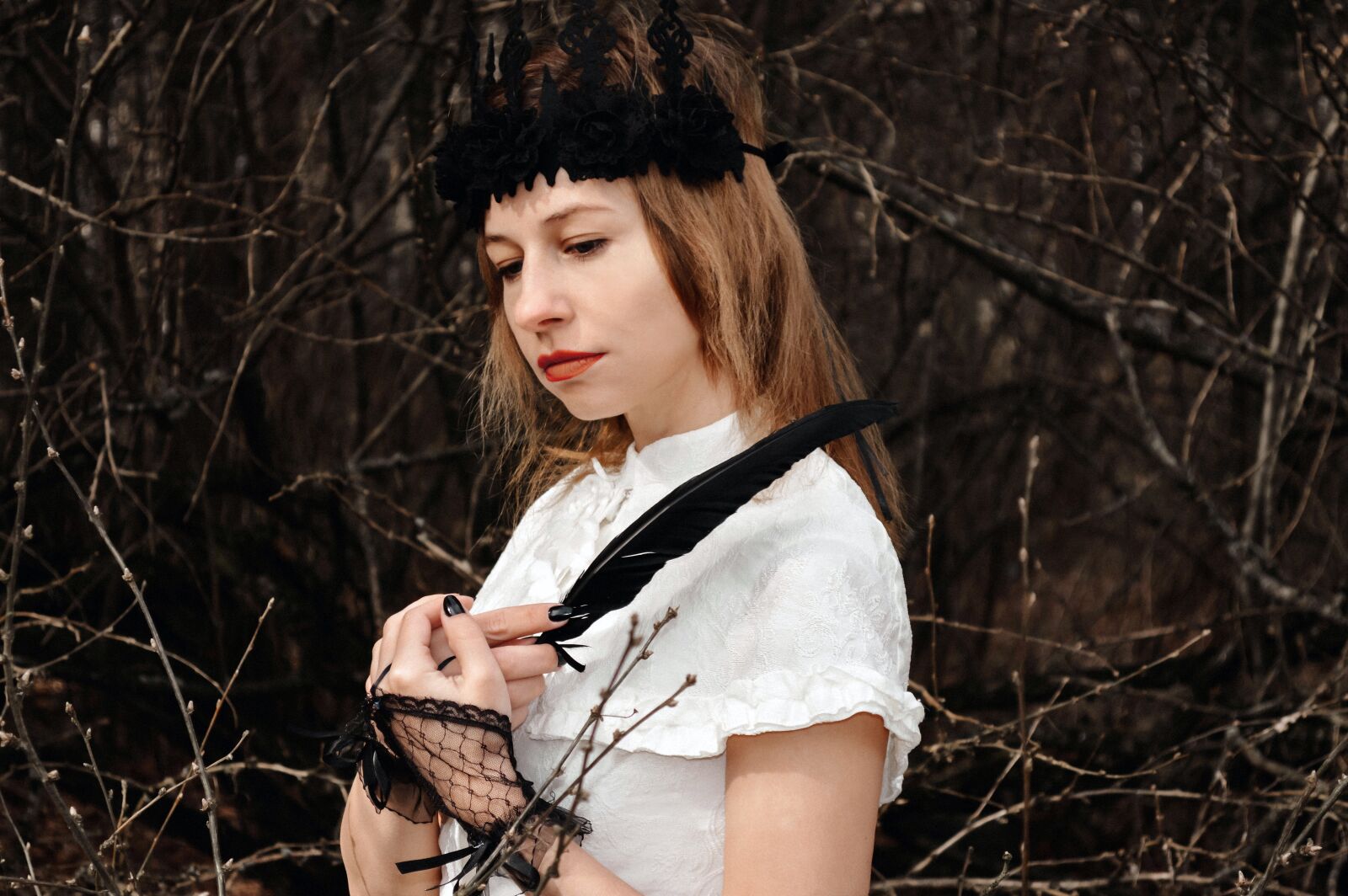 Nikon D3200 sample photo. Gothic, witch, fantasy photography